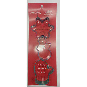 Target Wondershop Holiday Cookie Cutters Snowflake Snowman Mitten